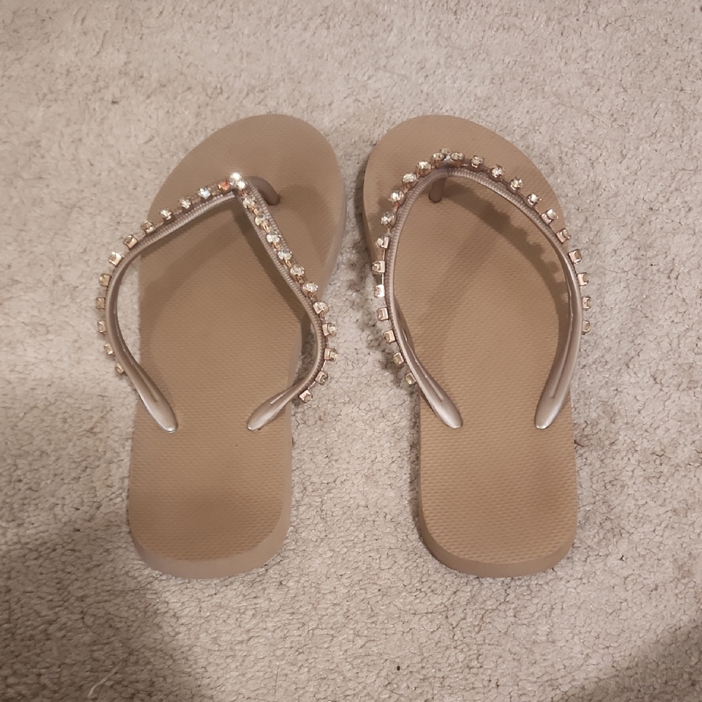 Target Tan Embellished Women's Sandals